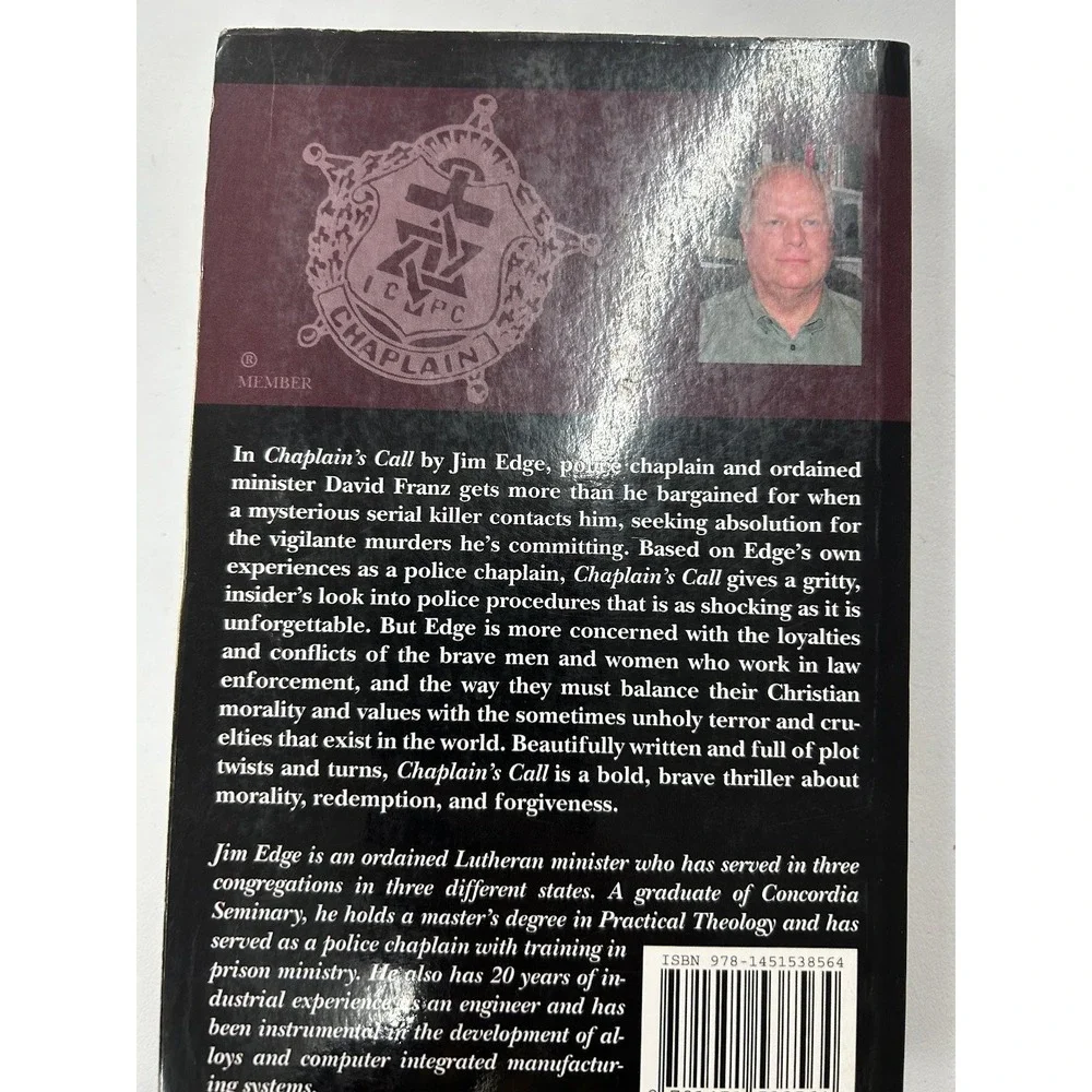 Chaplain's Call Jim Edge 2010 Police‎ Thriller Christian Publisher